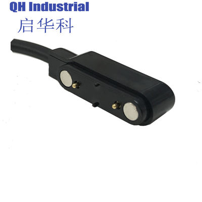 주문 2핀 10mm 피치 스프링 포스 PCB 커넥터 자기 포고 핀 케이블 커넥터 online manufacture