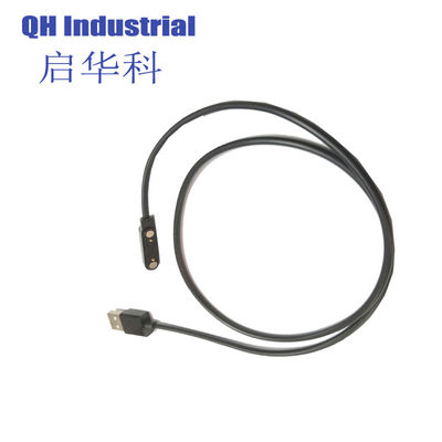 주문 2핀 10.2mm 피치 소금 스프레이 48H 모바일 90도 굽기 포고 핀 평면 포고 핀 자기 포고 핀 충전기 online manufacture