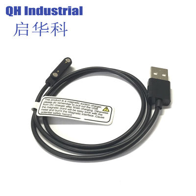 주문 2핀 10.2mm 피치 보디 브래스 암페놀 스크루 타입 핀 캡 자석 포고 핀 충전기 커넥터 online manufacture