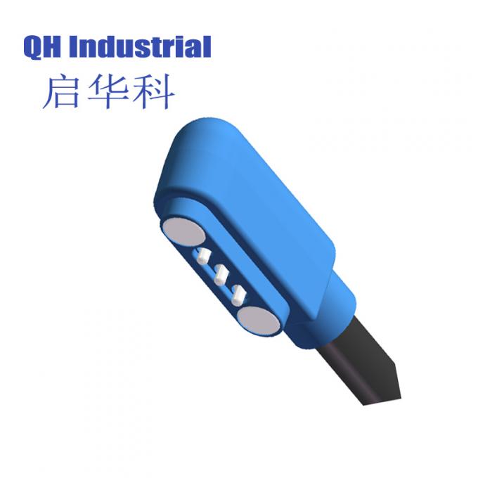 3Pin Magnetic Pogo Pin United Emirates High Current Connector For Electronic Product Magnetic12V  Pogo Pin Usb 