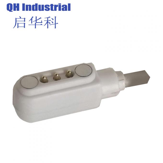 3Pin Efficient Male And Female Waterpro of 3A  Magnetic Brazil Efficient Magnetic Pogo Pin 6Pin Usb Jack Connector  