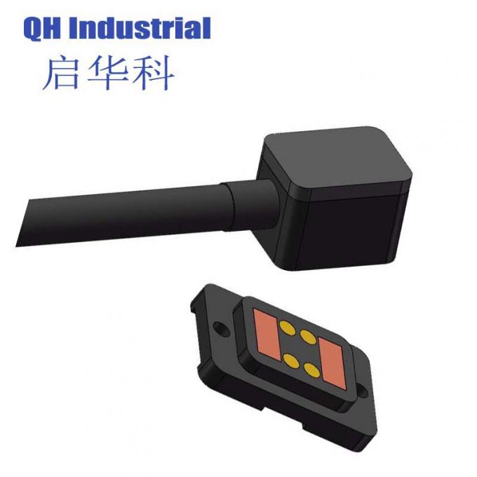 4Pin United Kingdom Dvd Connector 4Pin Pogo Pin Magnetic Connector Magnetic Charging Connector