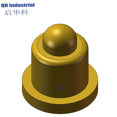 다른 크기 0.5mm 0.8mm 1mm 전자 장치에 대 한 SMT 청동 고품질 스프링 로딩 된 포고핀