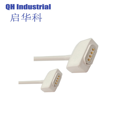 CE RoHs 1A 2A 포고 핀 충전기 스마트 워치용 자기 충전 케이블 2.84mm 4.0mm 7.62mm 반대 포고 충전기