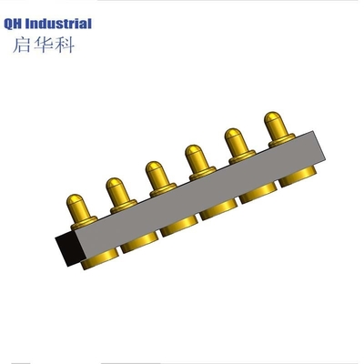 이탈리아어 미국 Pogo Pin Pcb Smt DIP 타입 파일 Ul 금 접착 산업용 전기 커넥터 판매
