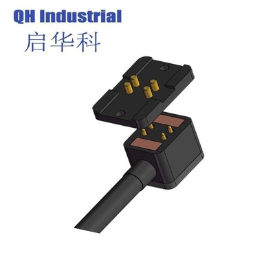 좋은 가격 2.8mm Pitch Mating Usb 케이블 자기용 웨어러블 장치 충전 커넥터 4 핀 포고 핀 자기 연결