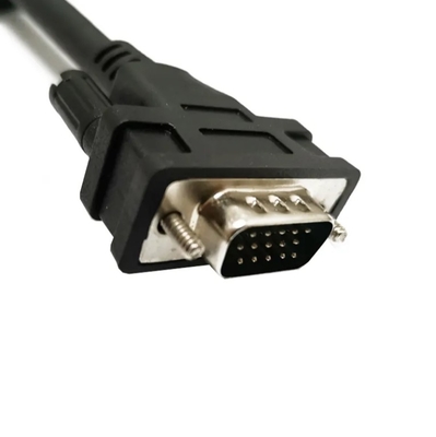 OEM 남성 D-sub 15 핀 커넥터 VGA DB 15 P D-sub 확장 코드 모니터 비디오 케이블 집합 컴퓨터 금 PVC