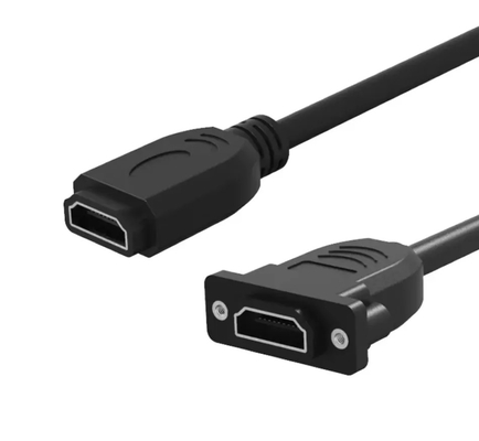OEM/ODM 신제품 직경 1.4 버전 HDMI 여성 케이블 1080P 금 연결 장치 TV/PS5/HDTV/컴퓨터