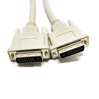 DVI 24+1 이중 링크 케이블 남성에서 남성 디지털 비디오 모니터 DVI 케이블 커넥터 어댑터 HDTV 게임 모니터 프로젝터 컴퓨터