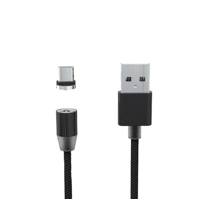 안드로이드 휴대폰용 고품질 블랙 마이크로 USB 데이터 케이블, 빠른 충전 PVC 자켓, 카메라 컴퓨터 스피커용 브레이드 쉴딩