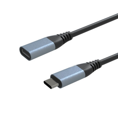타입 C에서 타입 C 남성에서 여성 케이블 슈퍼 PD 패스트 충전 삼성용 패스트 충전 전송 케이블 USB C 데이터 충전 케이블