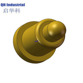 SMT 3.0mm C2700 Brass Ethernet Double Head Pogopin Brass 전자 나사 접촉 핀