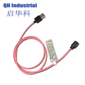 2핀 2.84mm RoHS 표준 로컬라이저 커넥터 자기 포고 핀 USB 커넥터 표준 이더넷 자기 포고 핀