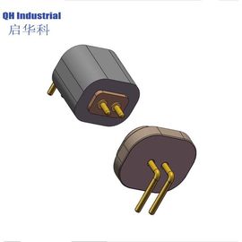 2핀 아이소 로스 리치 Pcb 듀얼 엔드 핀 캡 포고 핀 자기 포고 핀 USB 커넥터
