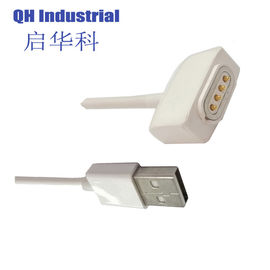 4핀 아랍에미리트 인터콤 커넥터 자석 USB 커넥터 스프링 로딩 포고 핀 커넥터