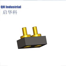2핀 2.54mm 피치 아이슬란드 웨어러블 장치 자석 마이크로 USB 커넥터 자석 스프링 충전 핀 커넥터