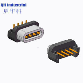 4핀 2.54mm 피치 남성과 여성 2Amp 스프링 힘 600gf 자기 포고 핀 연결