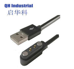 2핀 4.0mm 위치 포인트가 없는 피치 1mm 2mm 3mm 4mm 남성 스마트 워치 스마트 장치 자기 전원 USB 커넥터