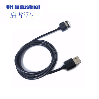 4핀 2.54mm 피치 1A 2A 3A 남성 여성 자석 포고 핀 케이블 커넥터 USB
